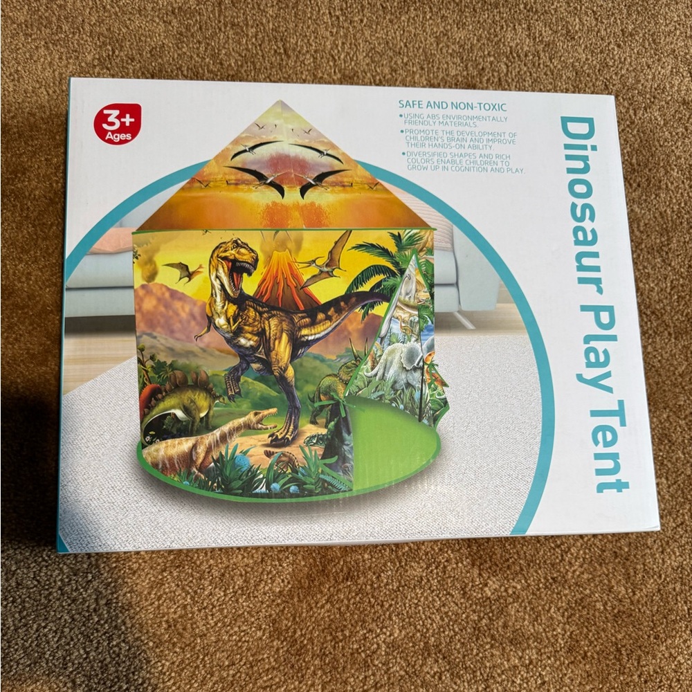 Kids or Toddler Dinosaur tent, toy, new